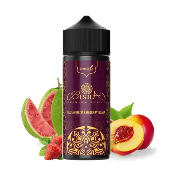 Longfill Omerta 20/120Ml Bisha Fried Nectarine Strawberry Guava