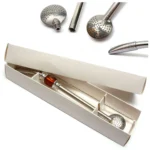 Bombilla Bola Marron Brown Ze Szczoteczką (Brąz) 21Cm