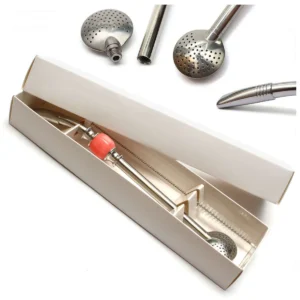 Bombilla Bola Rosa Ze Szczoteczką (Różowy Kamień) 21Cm