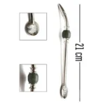 Bombilla Bola Gris Ze Szczoteczką 21Cm