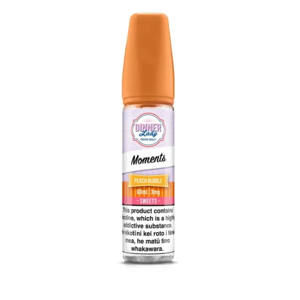 Longfill Dinner Lady 12/60Ml - Peach Bubble