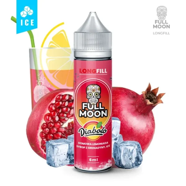 Longfill Full Moon 6/60Ml - Diabolo Grenadine