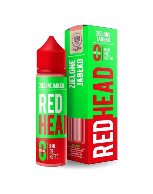 Longfill Redhead 9/60Ml - Zielone Jabłko