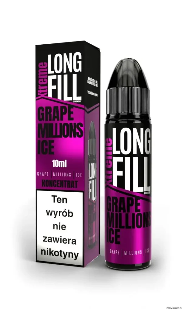 Longfill Xtreme 10/60Ml - Grape Millions Ice