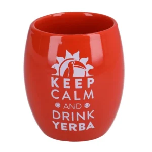 Matero Ceramiczne Huevo Red 200Ml