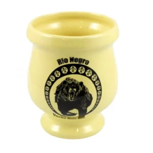 Matero Ceramiczne Caliz Rio Negro Żółte 350Ml