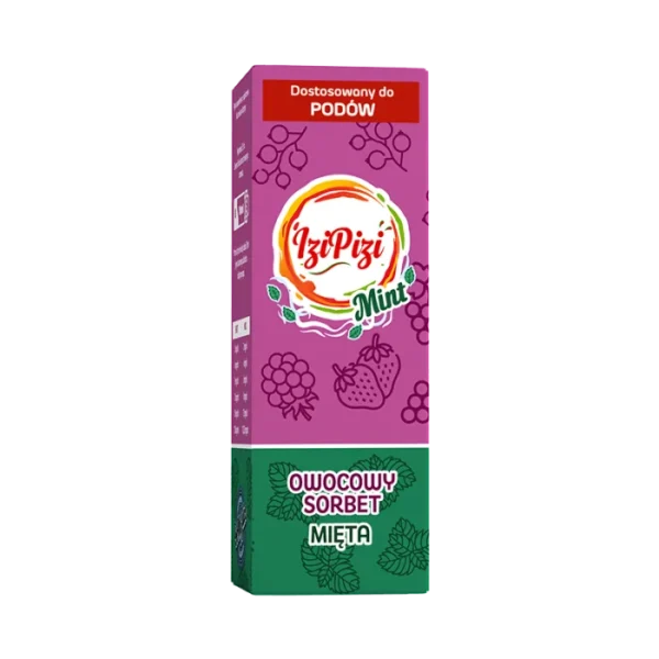 Shortfill Izi Pizi 5/15Ml - Sorbet Owocowy Mięta
