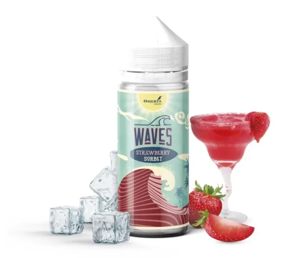 Longfill Omerta 20/120Ml Waves Strawberry Sorbet