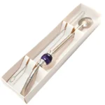 Bombilla Bola Purple Ze Szczoteczką (Fiolet Kamień) 21Cm