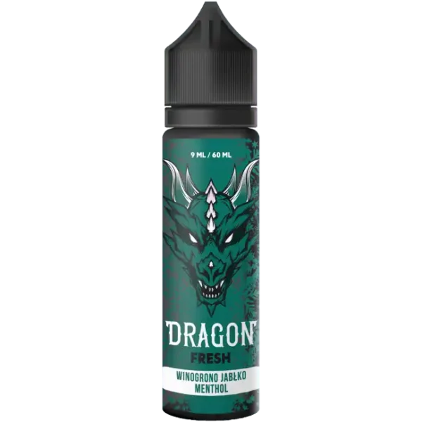 Longfill Dragon Fresh 9/60Ml - Winogrono Jabłko Menthol