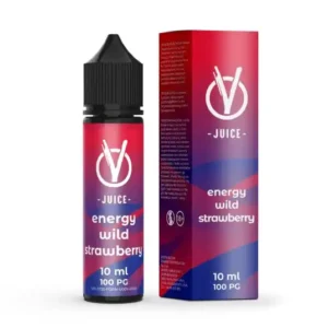 Longfill Vbar Vjuice 10/60Ml - Energy Wild Strawberry