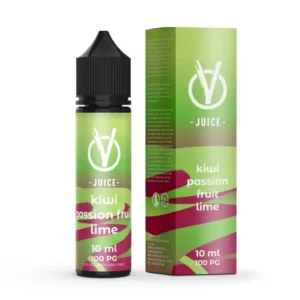 Longfill Vbar Vjuice 10/60Ml - Kiwi Passion Fruit Lime